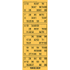 Bingo I Travel games bloc I Bingo flyers tickets pad I 90 ball bingo