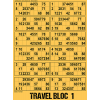 Travel Bloc I Travel games I 90 number bingo I Outside bingo game