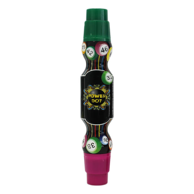 12 Power dot double ended bingo dabbers I 4 colors bingo pens