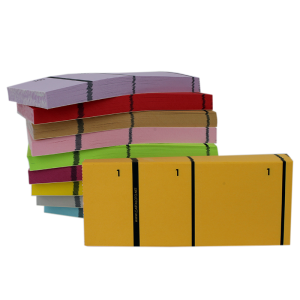 10 Carnets à souche vierges de 100 tickets - 3 parties I Bloc vendeur