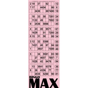 Bingo Max I  6 grids paper bingo cards I Bingo tickets