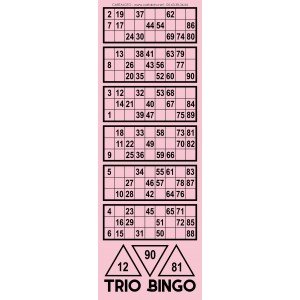 Tribingo I Partie loto spéciale I Feuille loto avec numéro de chance