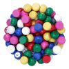 Set of 90 check tray bingo balls flat sided I Raffle balls flat sided