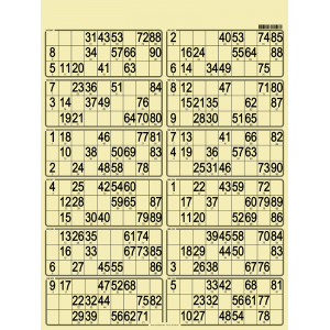 42 bristol bingo cards 12 grids I Discover our full rang of bingo cards