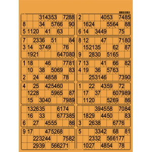 42 planches de loto 12 grilles en carton très rigide I Personnalisées