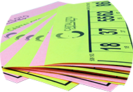 90 ball bingo - paper tickets 